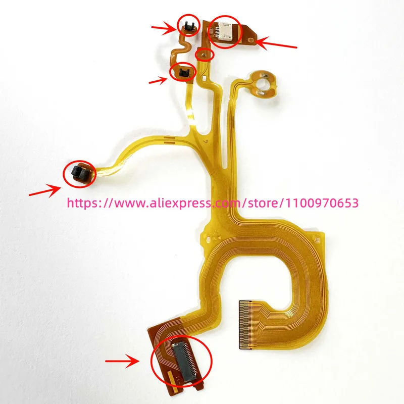 

New original Lens main flex cable with socket repair parts for Sony DSC-HX50 DSC-HX60 HX50 HX60 camera