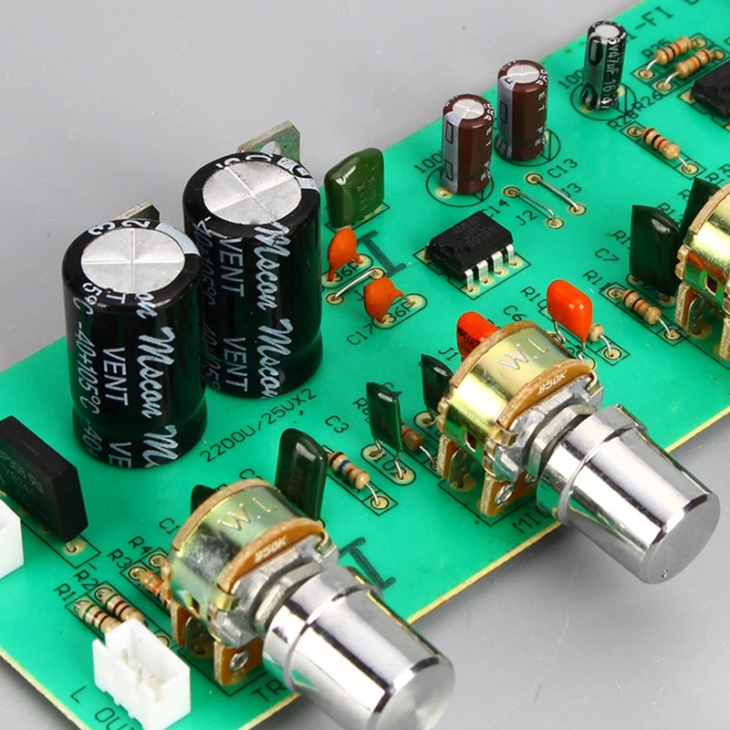 HiFi Preamplifier Pre Amplifier Bass Treble Balance Volume Tone Control Board Drop Shipping