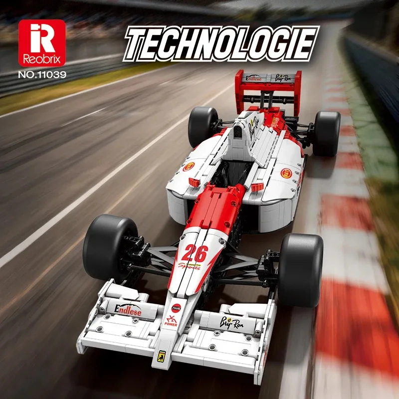 2025 Nieuwe Technische 1:8 Schaal F1 Racing Voertuig MOC Bouwsteen Assemblage Sportwagen Bouw Speelgoed Volwassenen Kinderen Geschenken