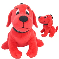 Kawaii Clifford Der große rote Hund Plüschpuppe Cartoon Anime Plüschtier Niedliche Clifford Weiche Stoffpuppe Weihnachtsspielzeug Geschenk für Mädchen