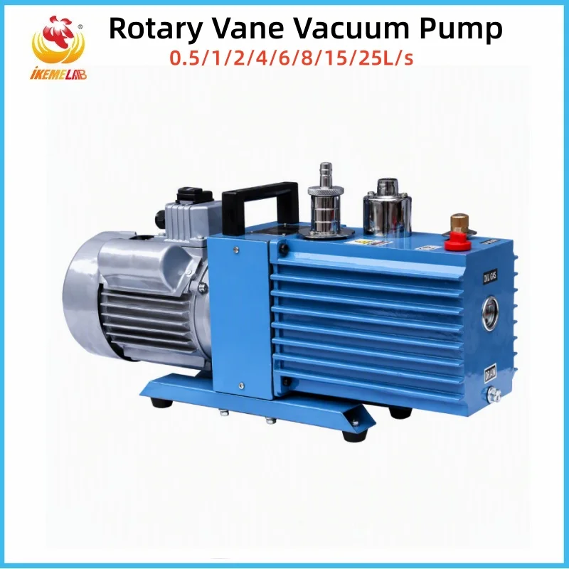 WEIAI Oil Sealed Vacuum Pump Two Stage 4-25L/s Lab Freeze Oven Semiconductor Industrial Rotary Vane Vacuum Pump 220-380V