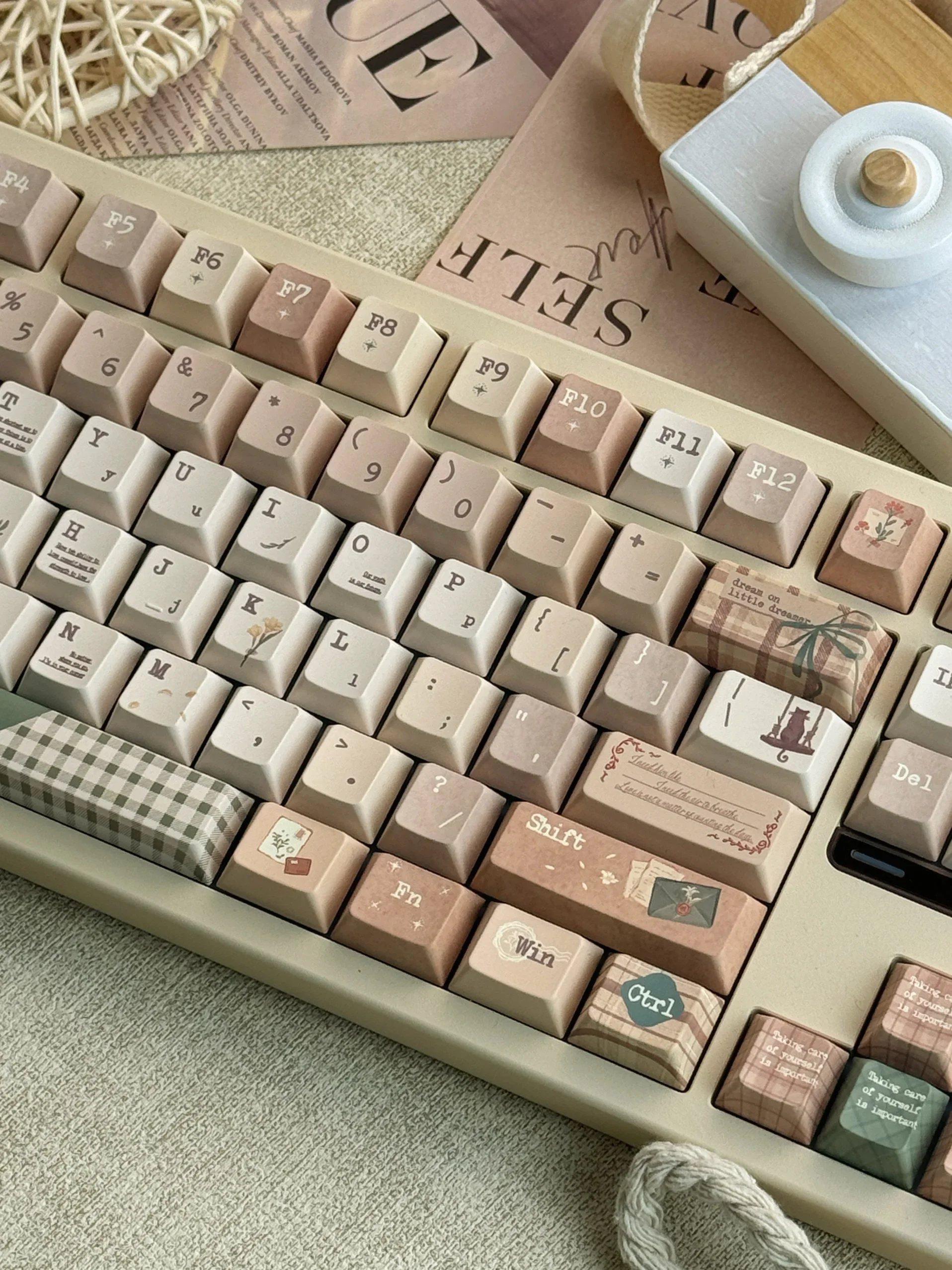 アキバノートオリジナルキーキャップ新しいオリジナルの非常にシンプルなキーキャップオリジナル Pbt キーボードキャップ