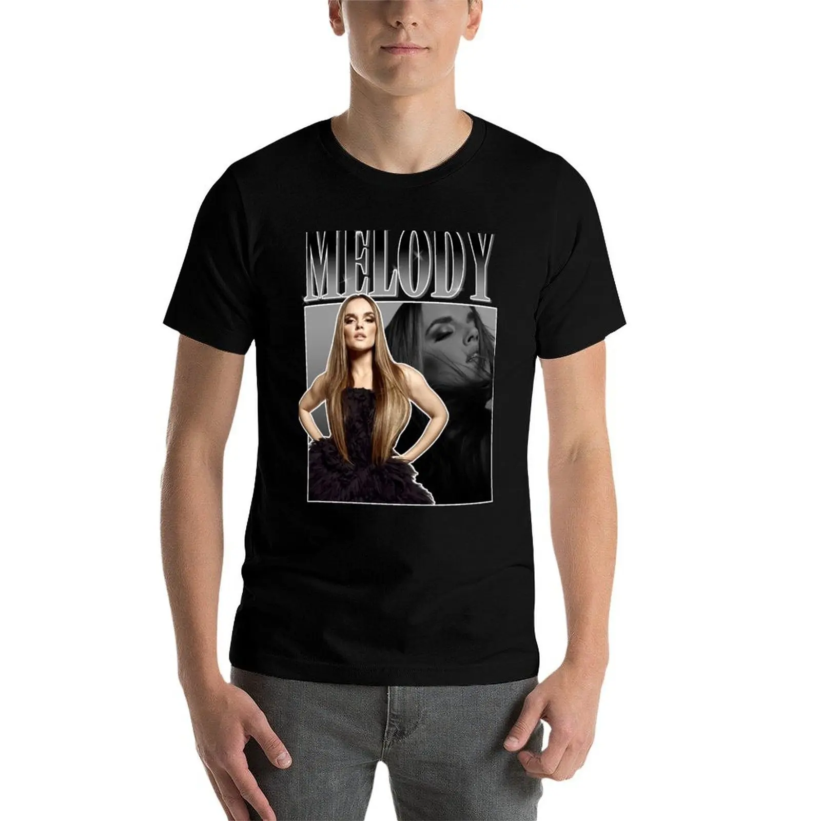 

Melody T-Shirt t shirt man casual t shirts cotton 100% T-Shirt