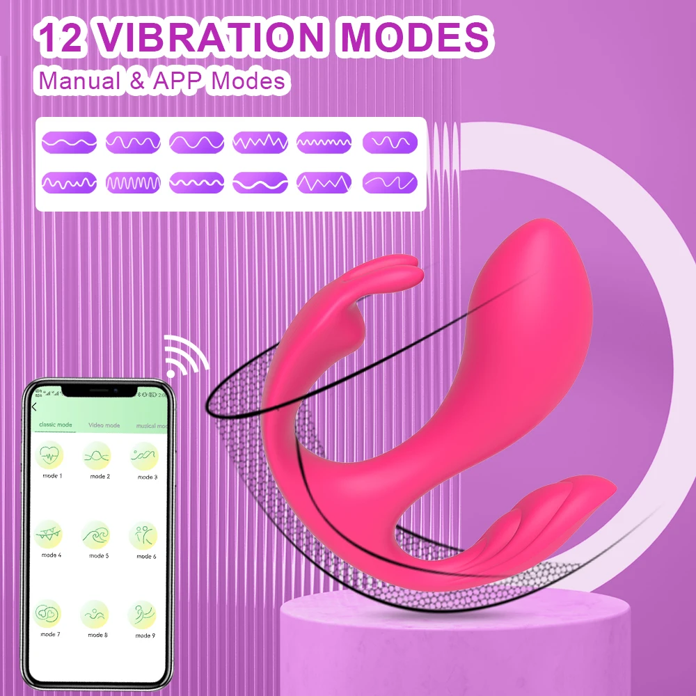 3 in 1 Bluetooth APP Control Vibrator for Women Clitoris Stimulator G Spot Dildo Anal Plug Sex Toy Female Couple Adult Goods