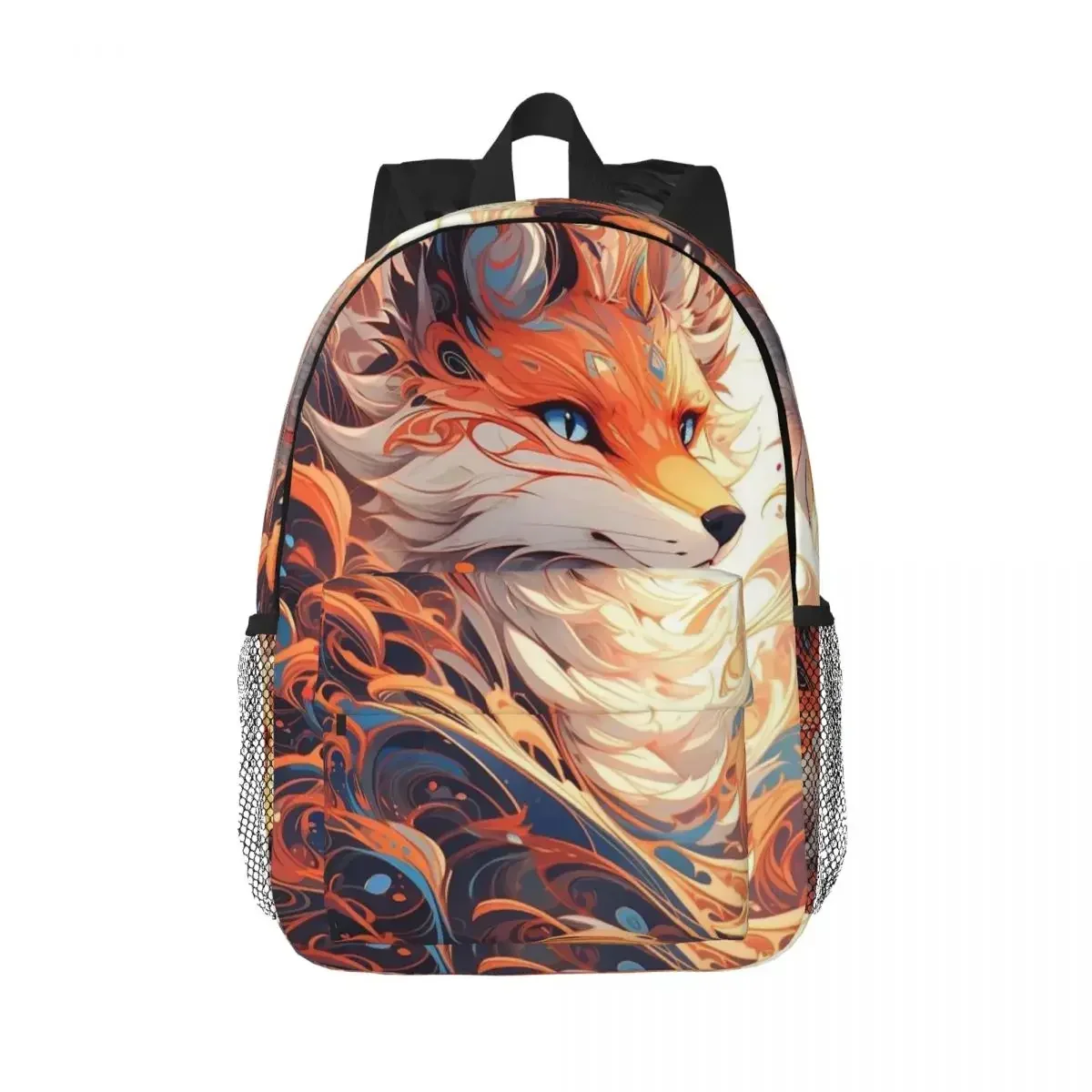 Cute Fox Backpack Hot Sale Daypack Large Capacity Boys Girls BookBag Shoulder Bags for Men Women Kids School Bag