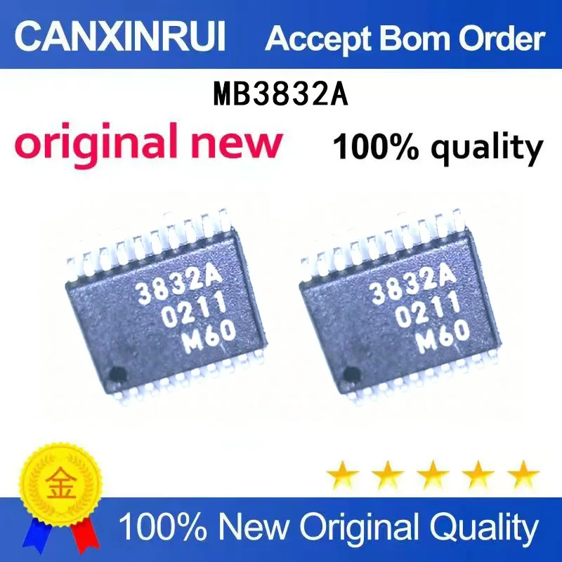 

(5-100 Pieces) Brand new stock MB3832A 3832A TSSOP