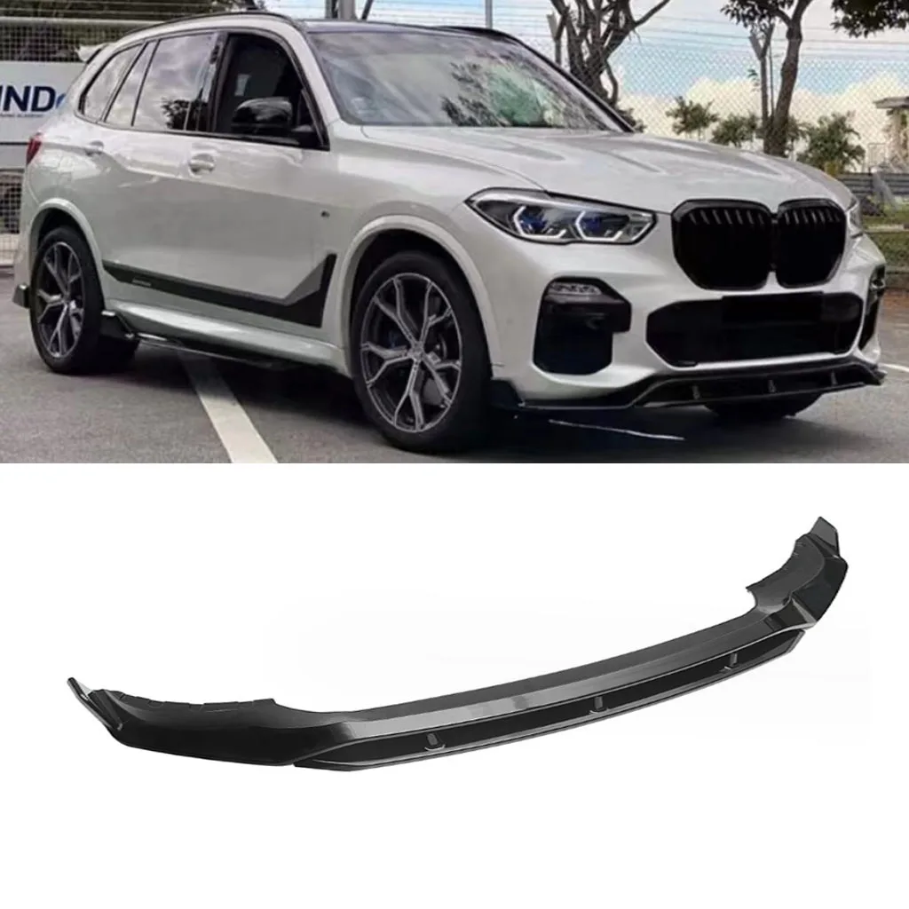 

Car Front Bumper Lip Spoiler Diffuser Splitters Body Kit Aprons Cover Guard Trim For BMW X5 G05 M Sport 2019 2020 2021 2022 2023