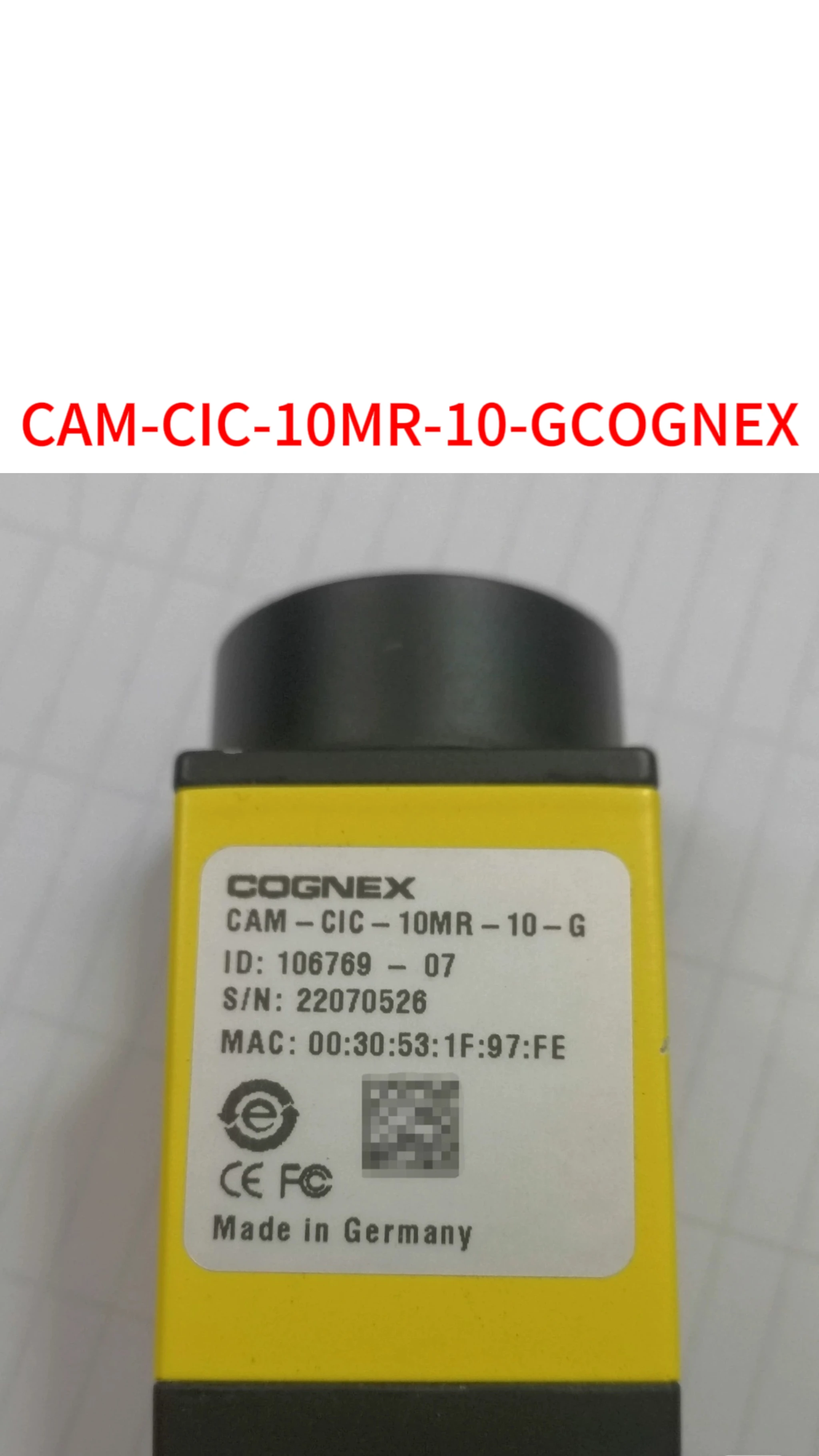 

Brand New CAM-CIC-10MR-10-GCOGNEX