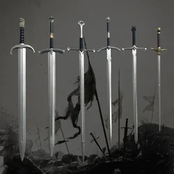 Espada grande de 104cm para Cosplay, Arma de película, utilería para juegos de rol, regalo de seguridad de PU, sin afilar, 1:1