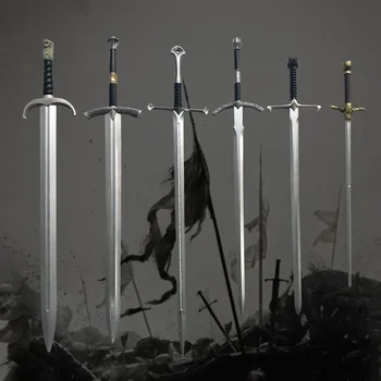 Espada grande arma película Cosplay espada Prop juego de rol regalo 1:1 seguridad PU espada sin afilar 104cm