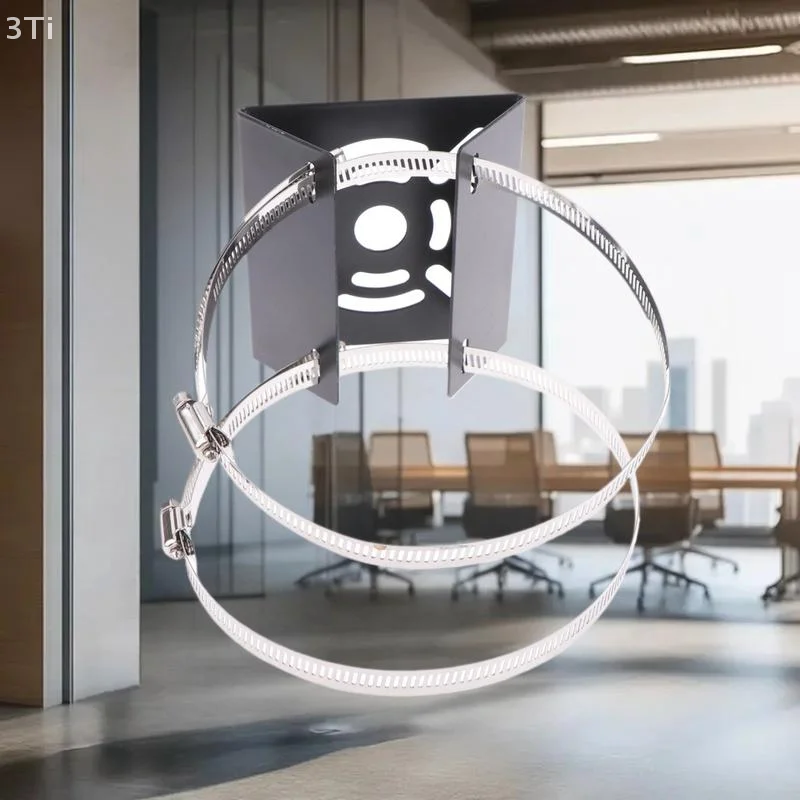 Soporte de poste de unión universal versátil para soporte trasero de videocámara y soporte de farola.