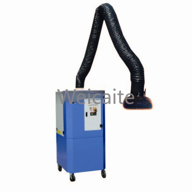 2m, 3m or 4m flexible suction arm are available KSZ-1.5S2 series mobile welding fume extraction industrial dust collector