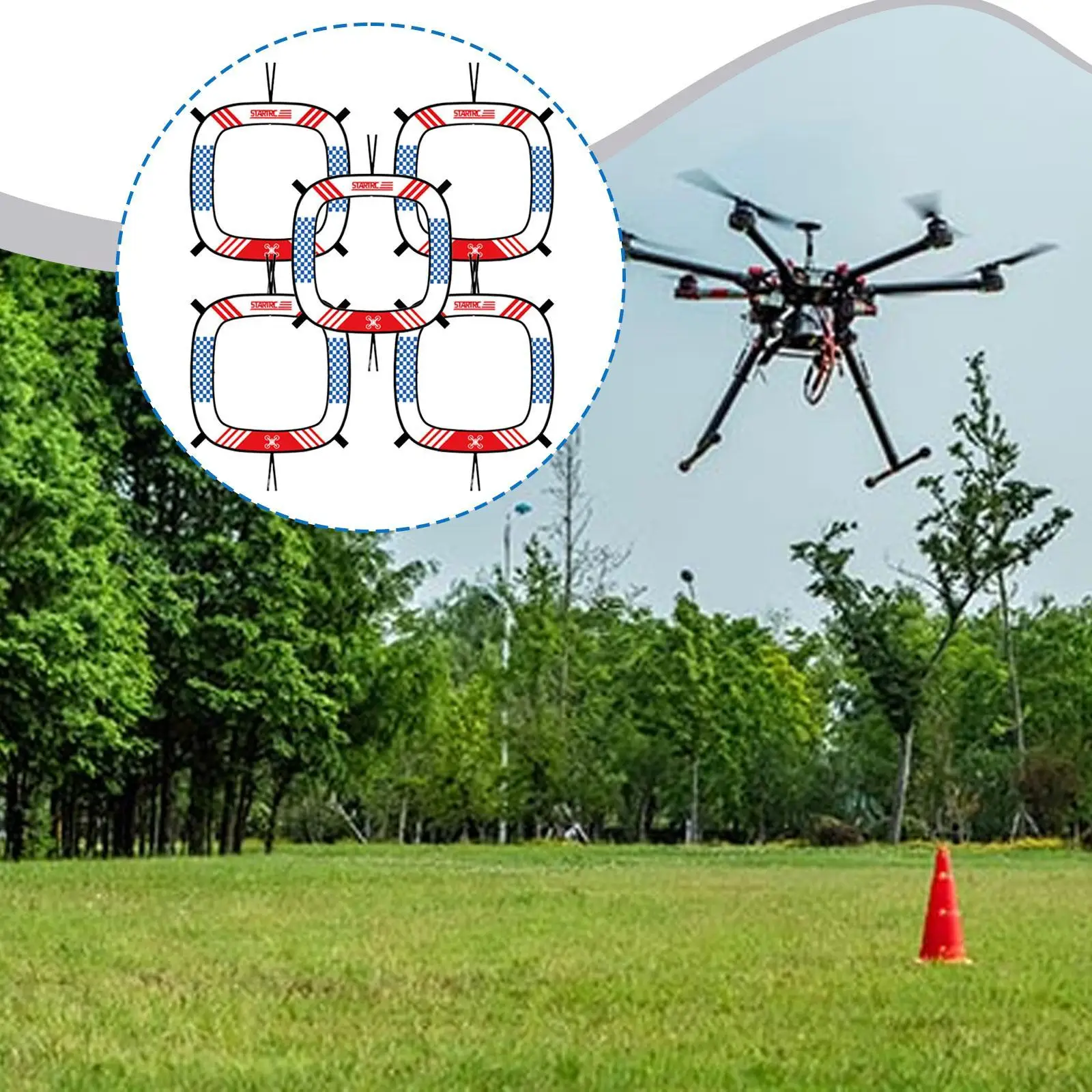Akcesoria do bramek treningowych FPV Racing Gates do omijania przeszkód dla początkujących