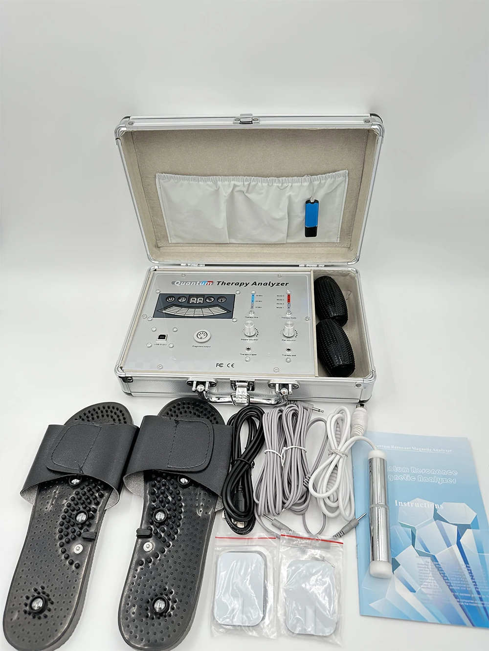 3 in 1 Quantum Therapy Analyzer tens Massage shoes and pads 2023 version Magnetic Resonance Body Analyzer Bio Resonance