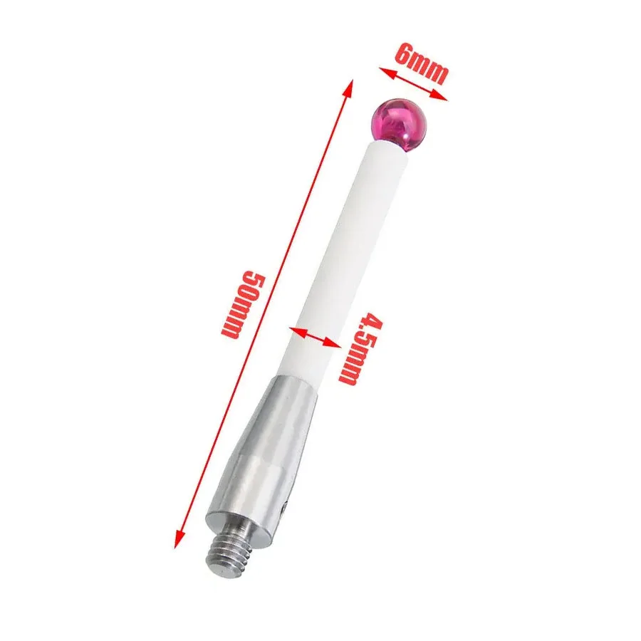 Three Coordinate Contact Probe Diameter 6mm Ruby Ball Ceramic Rod M4 A-5000-3709 Measuring Probe Accessory