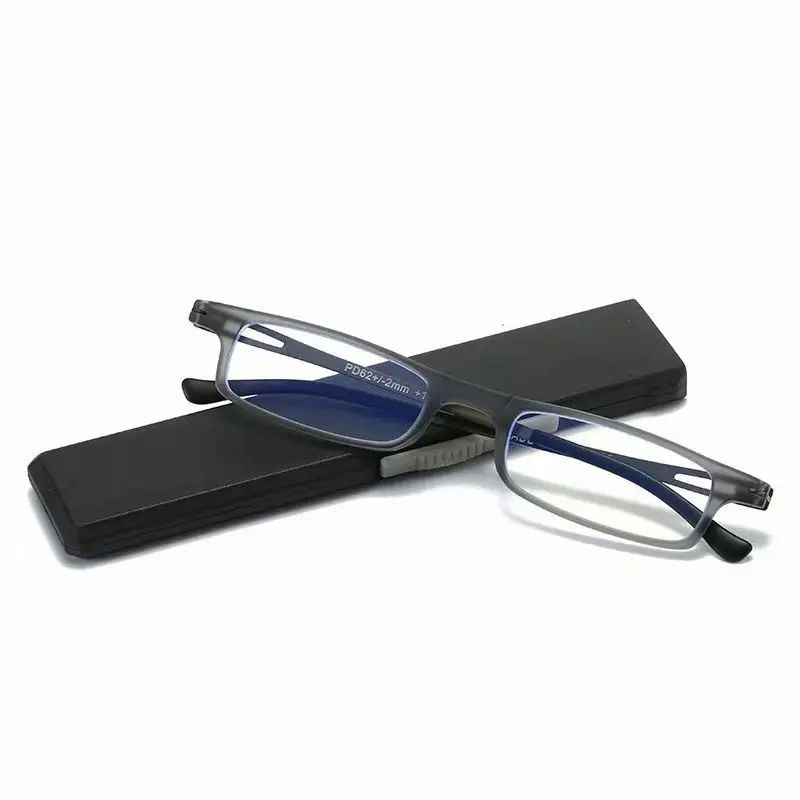 Slim,Thinner and compact Reading Glasses,Blue light block Lens with portable slim cases