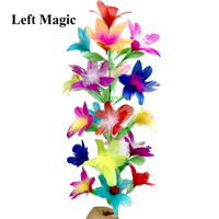 Vanishing Disappearing Cane To Flower (Only Flower )Magic Tricks Professional Magicians Close Up Stage Magic Tricks Magic Props