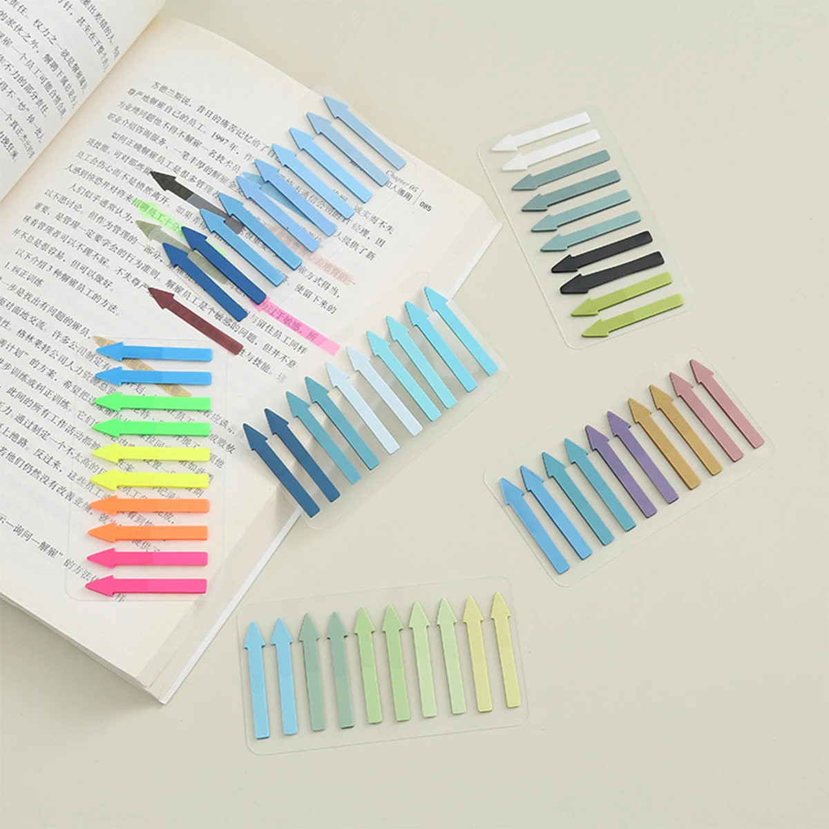 

200 Sheets Arrow Index Sticky Notes Tabs for Book Highlighting Page Marking School Office Stationery