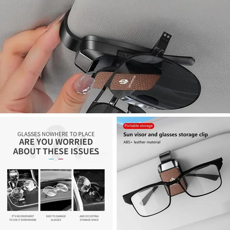 For Leapmotor C10 C11 C16 B10 B03X T03 Sun‑Visor Eyeglass Holder Ticket Clip Auto Interior Decor Parts