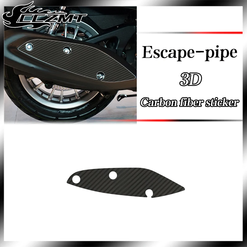 For SYM Fiddle4 Fiddle 5 modified stickers 3D carbon fiber protective stickers decorative stickers decals all car stickers
