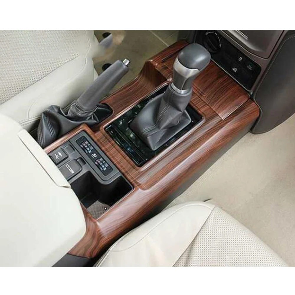 Car Stick Middle Shift Knob Stall Paddle Cup Frame Trim For Toyota Prado FJ150 2010 2011 2012 2013 2014 2015 2016 2017 2018 2019