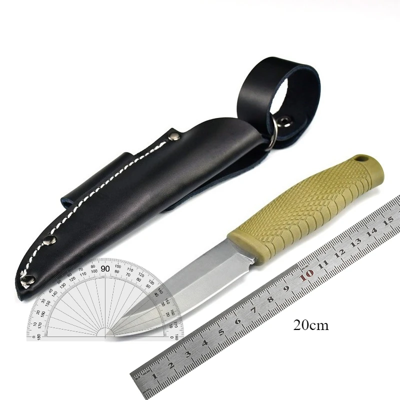 BM 200 البلاستيك شفرة مستقيمة D2 شفرة معدات التنزه التخييم العنصر الأساسي جميع الأغراض متعددة الوظائف سكين هدايا الرجال #5