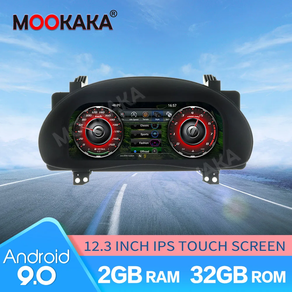 For Toyota Corolla  Digital Dashboard Panel Virtual Instrument Cluster CockPit LCD Speedometer GPS Navigation 12.3“