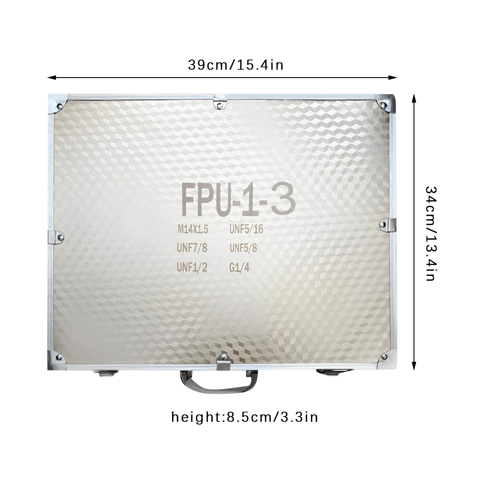 

Hydraulic Accumulator Silver +Black 15.4*13.4*3.3in for Pneumatic Tools, Air Compression Systems, Agricultural Machinery