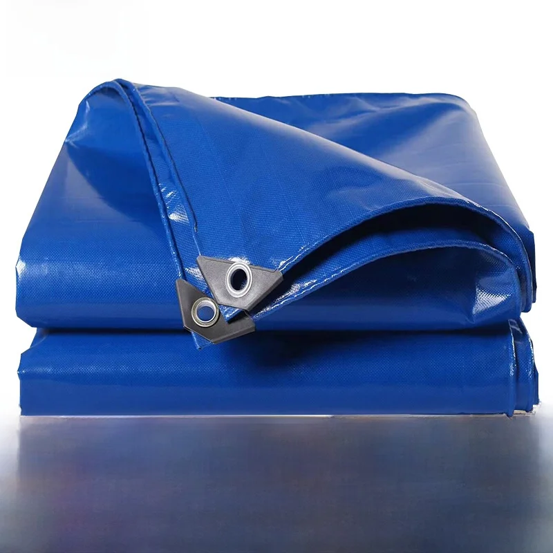 

Thickened PVC Waterproof Sunshade Oil Canvas Rainproof Outdoor Car Cover Tarpaulin Durable Weather Resistant Fabric