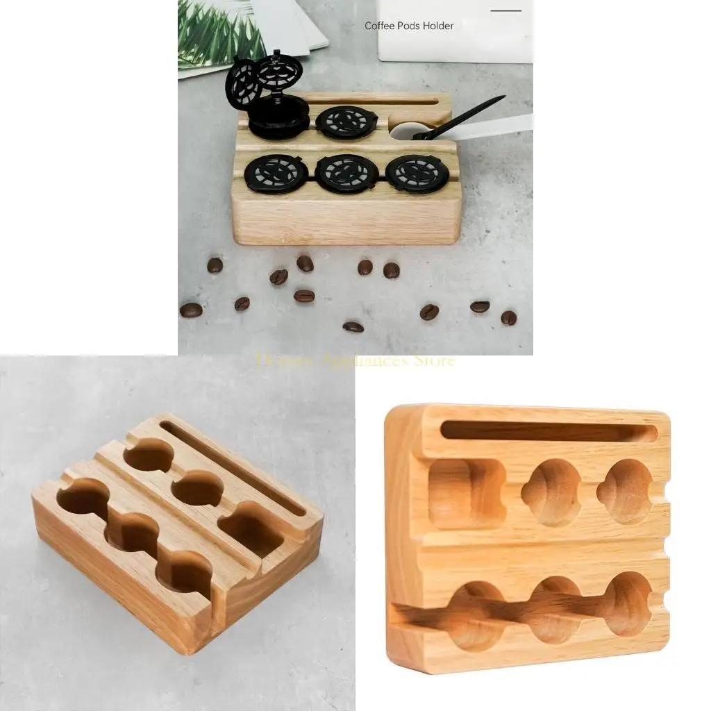 

D0AB Coffee Machine Accessory Rack Coffee Portafilter Rack Coffee Accessory Organizers Suitable for Home or Outdoor