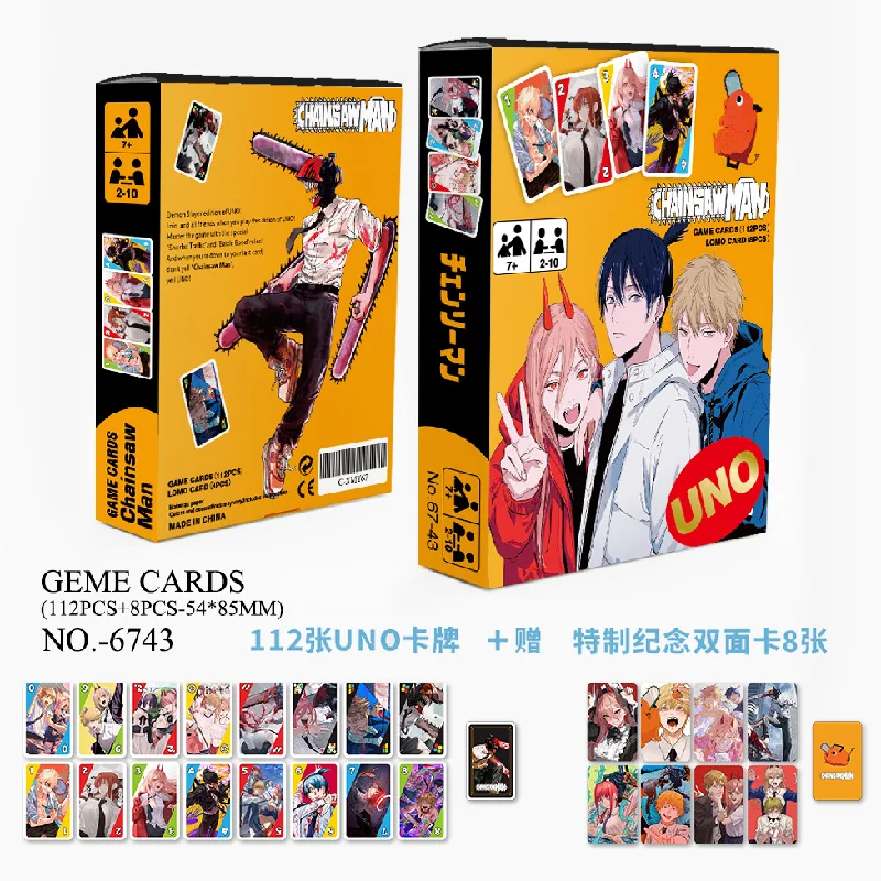 

120pcs/Set Anime Chainsaw Man SPY×FAMILY Genshin Impact Photo Toy Card Game Photocards Raiden Shogun Yae Miko Fans Gift