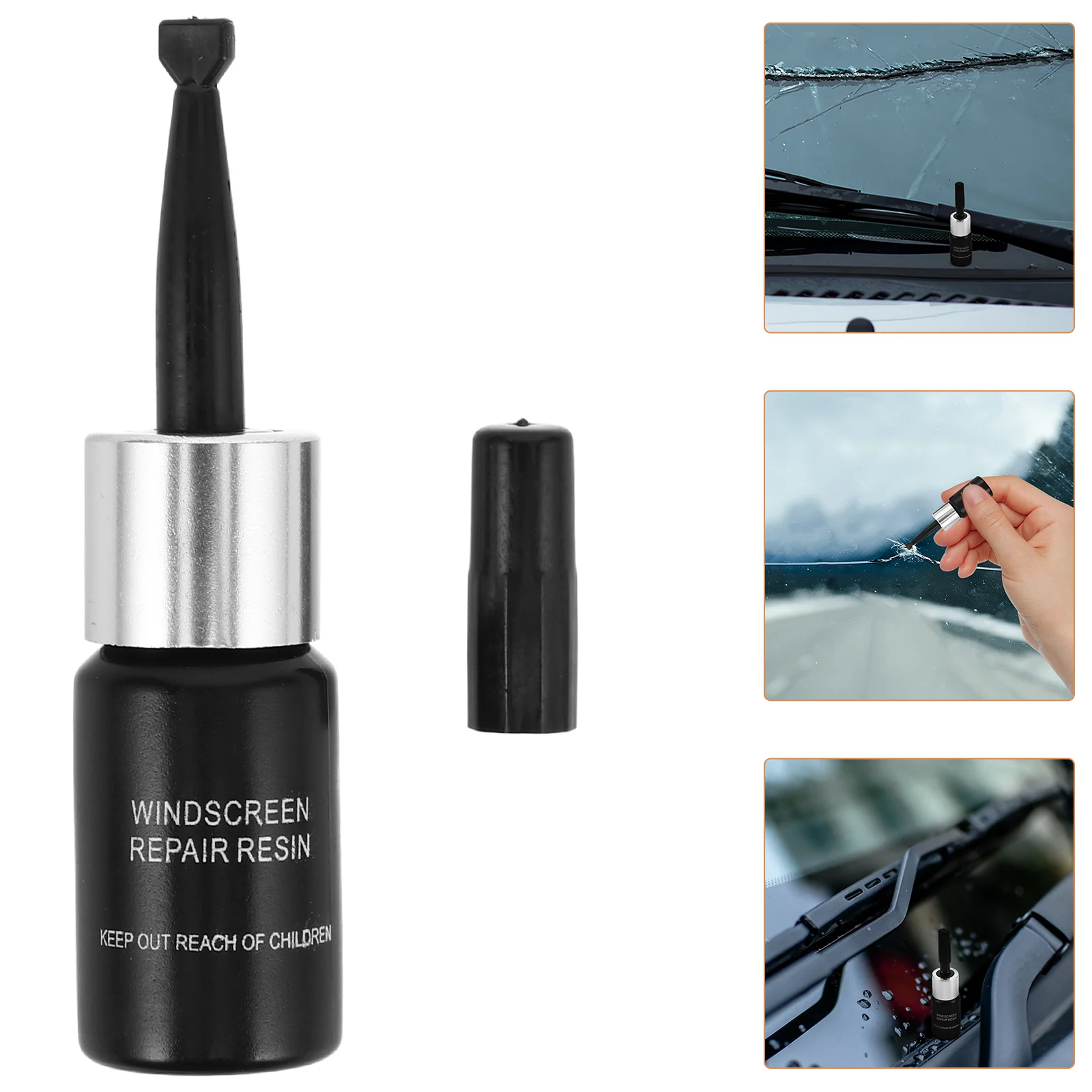 

6G Glass Repair Liquid Auto Nano Repair Fluid for Windshield Crack Fix Car Scratch Remover Kit Chips Star-Shaped Damage