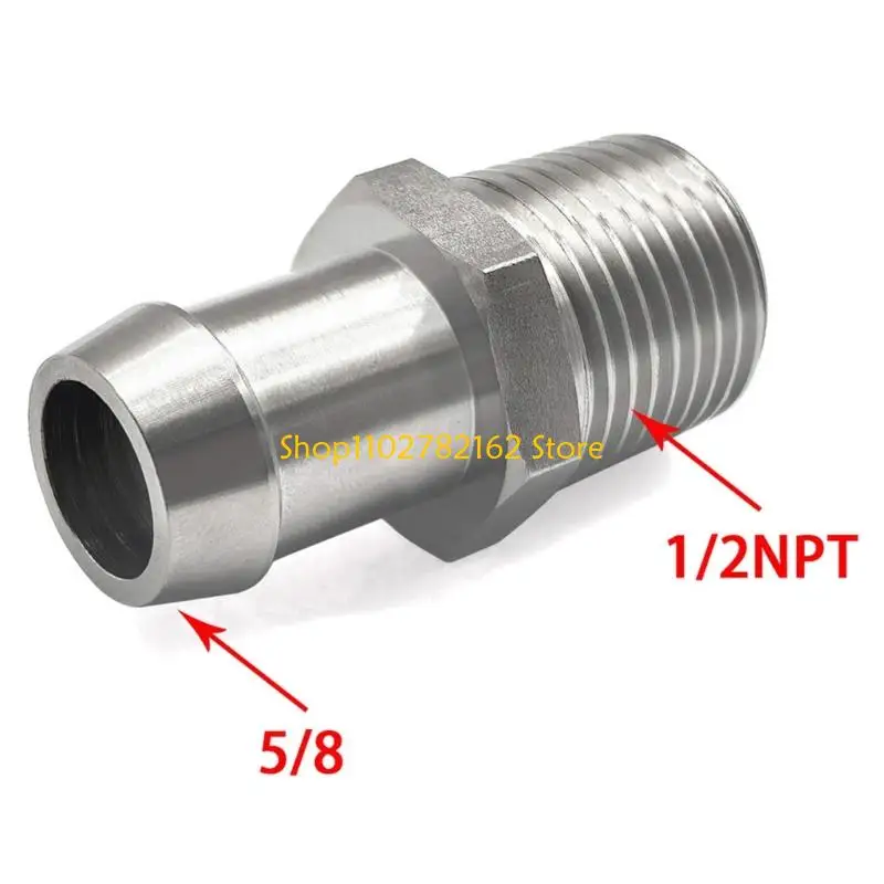 547B Heater Hose Replacement Fitting with Threaded Hose End for Repair