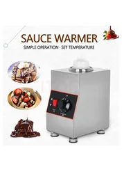 110/220V With One Bottle Electric Heating Warmer Machine For Chocolate Stainless Steel Soy Jam HeaterSauce Warmer