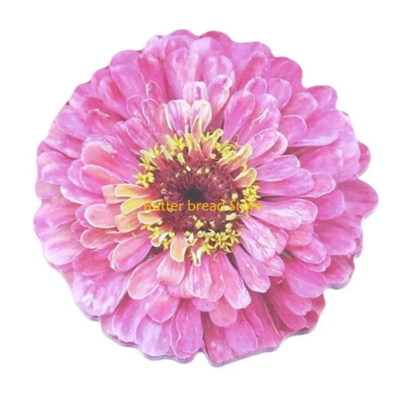 W89C 25 Hojas Notepads adhesivas Flores nota almohadilla Auto Sticking Memo almohadilla