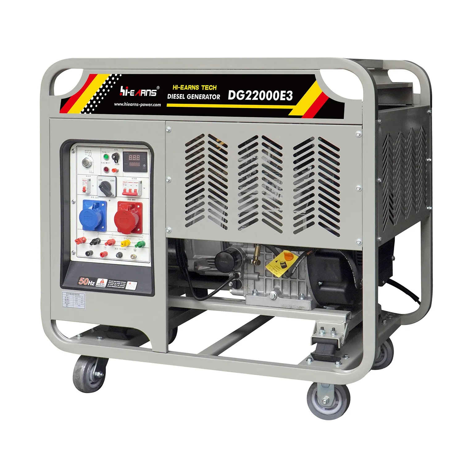 DG22000E3 open type air-cooled die·sel generator with 2 cylinder die·sel engine