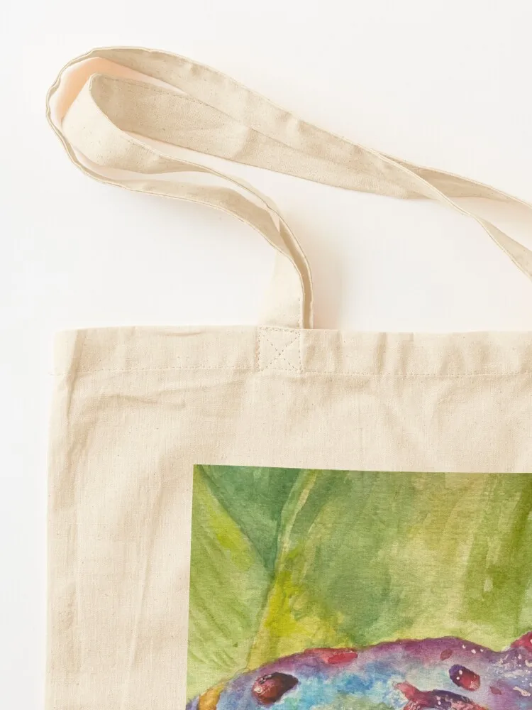 colourful bi frog Tote Bag woman shopping bag foldable reusable bag Eco sacs de shopping