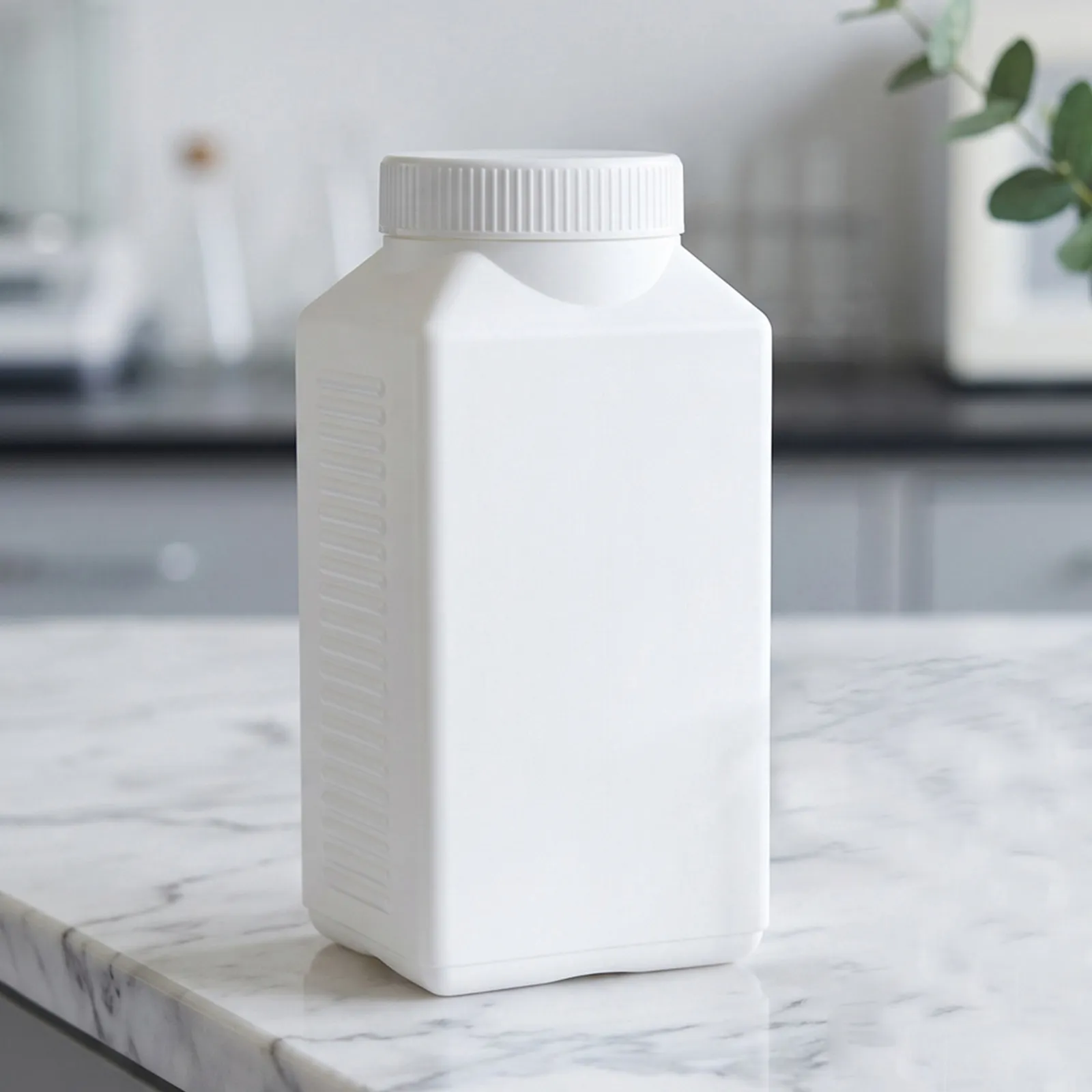 12Pcs Lab Rectangular Bottle 1000Ml Hdpe Plastic Chemical Reagent Storage Leak Proof Screw Cap Container for Liquid Solutions