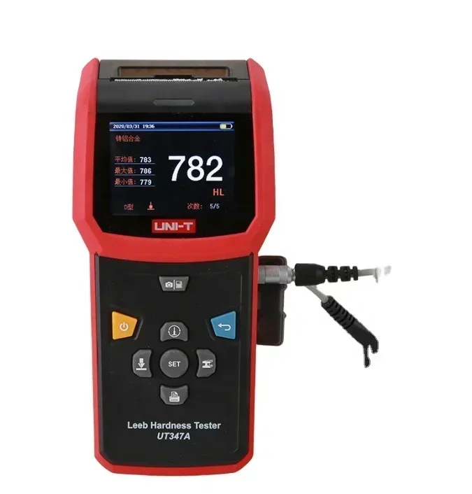 

2024 NEW UT347A Leeb Hardness Tester Digital Meter with Thermal Printing