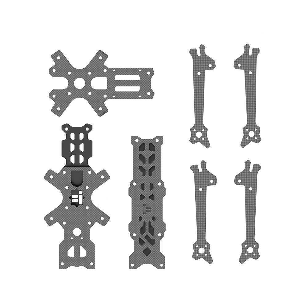 iFlight Nazgul Evoque F4 F4X/F4D FPV Replacement Part for side Panels/middle plate/top plate/bottom plate/arm/screw pack/3D TPU