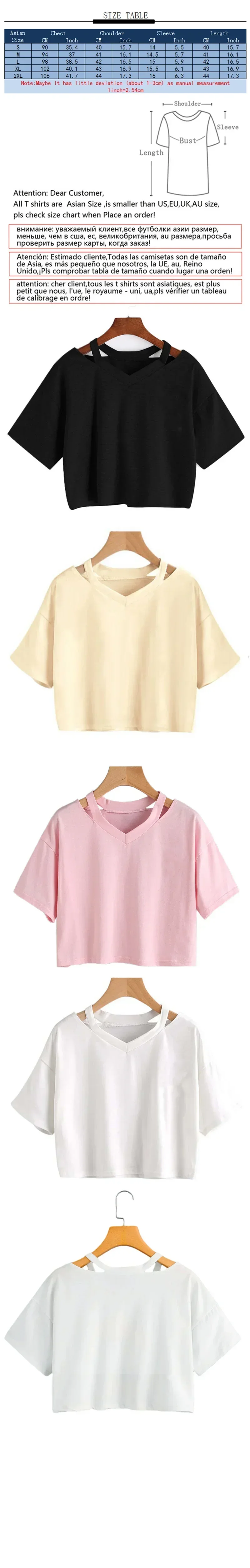 Damen-T-Shirt mit V-Ausschnitt und kurzen Ärmeln, mit einem Katzen- und Skeletthand-Design, Vintage Y2k T-Shirt, 90er-Jahre-Grafik-Crop-Tops für Damen. – Detail 1