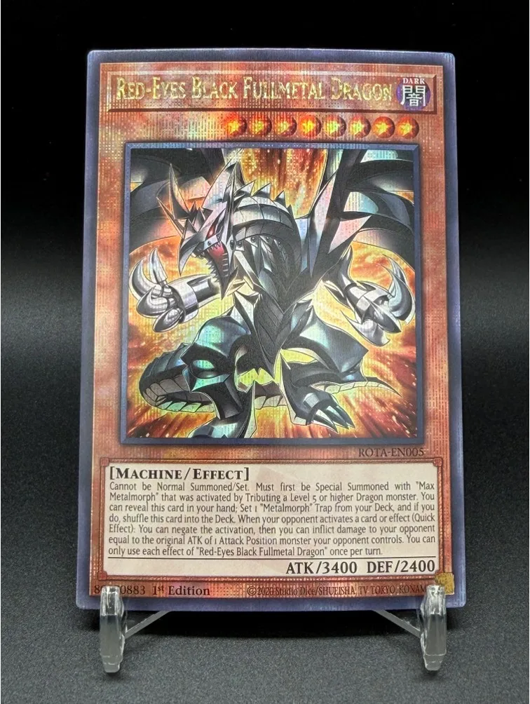 Yu-Gi-Oh! 25th Anniversary Proxy Card DIY RA03 ROTA Spellcaster Mermail Nekroz Primite Red-Eyes Custom Collection