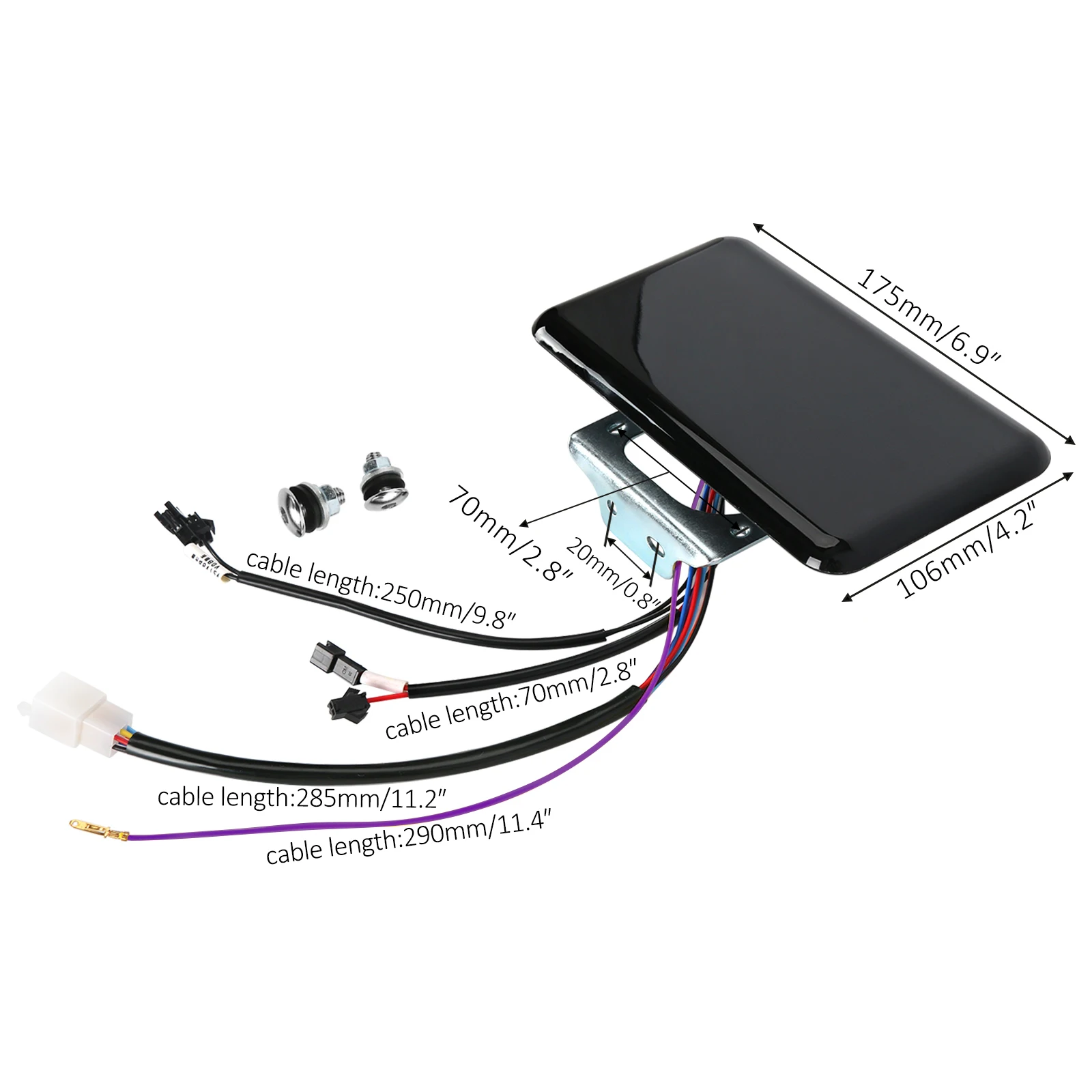 TDPRO 36V 48V 60V 72V 1000W-2200W 40A Brushless Motor Controller Display Go Kart ATV