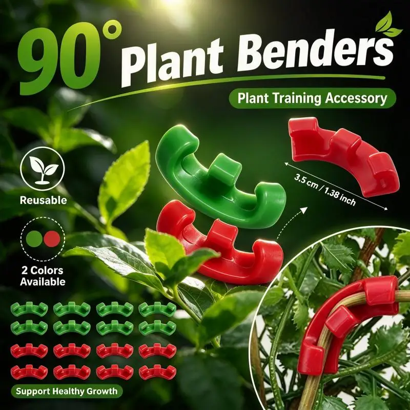 10-100Pcs 90 DegreePlant Trainer Bender,Low Stress Training LST Stems Support Branch Bender Reusable Gardening Plant Growth Tool