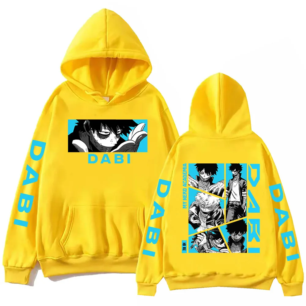 Anime  My Hero Academia Dabi Hoodie Harajuku Hip Hop Pullover Tops Fans Gift