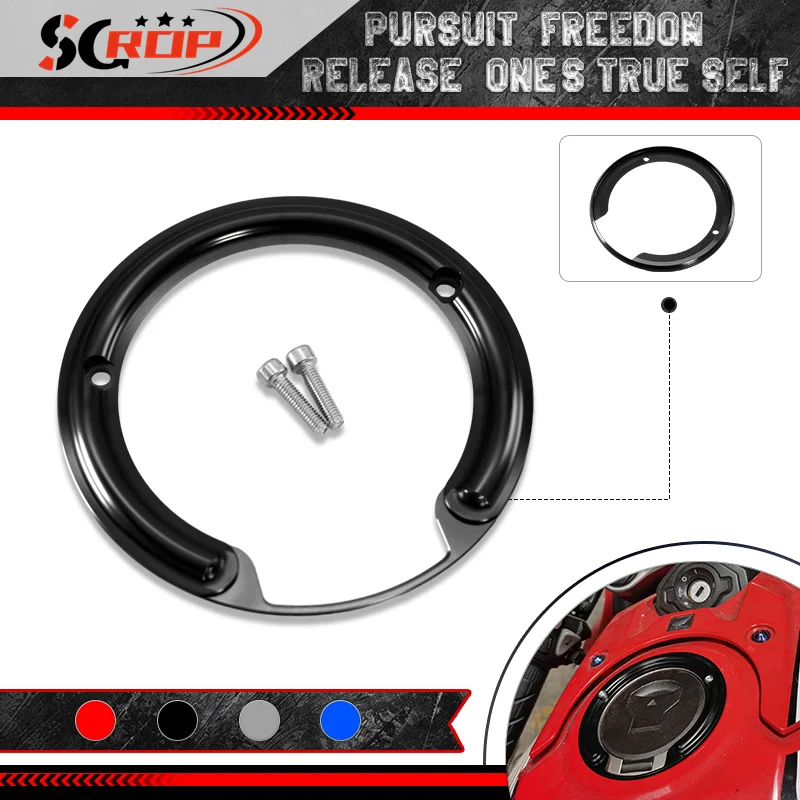 Motorcycle Fuel Tank Fluid Reservoir Oil Cap CNC Ring Decorative Cover Protector For Honda CMX300A 300 CMX500A 500 Rebel1100 250