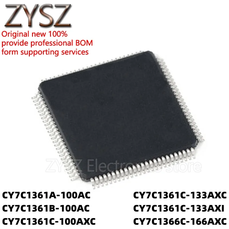 5PCS  CY7C1361A-100AC 7C1361B-133AXC ACT AXI 1366C-166AXCT QFP100