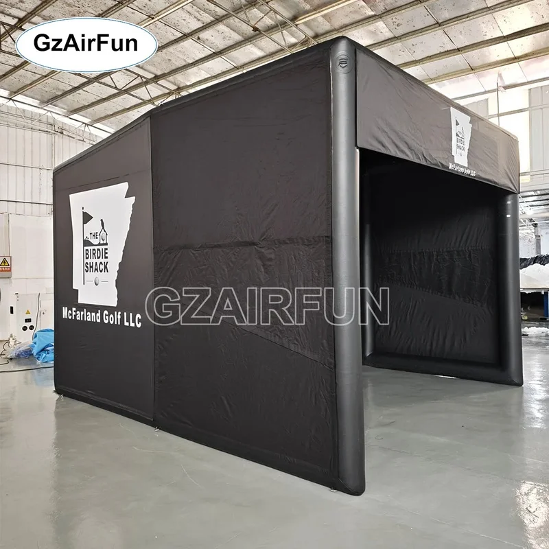 Commercial Grade Inflatable Golf Simulator Tent Portable Golf Training Cage with Impact Screen for Backyard Golf Practice Events