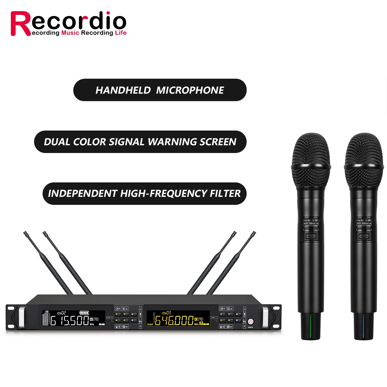 GAW-G25 professional wireless microphone one to two microphones for a variety of scenes, wedding performances and speeches