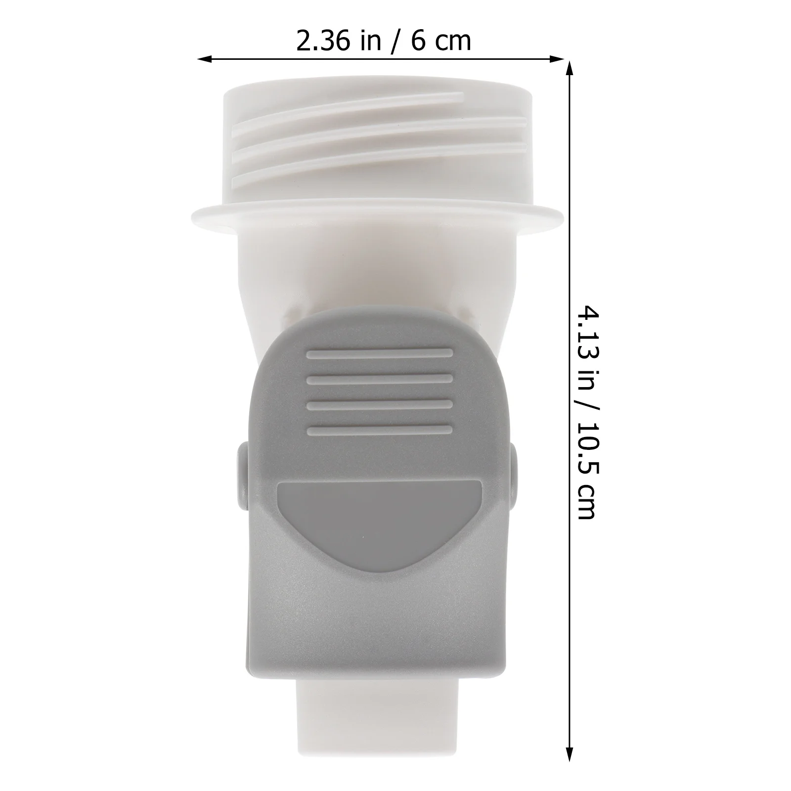 1 قطعة مشبك محول كيس الحليب متوافق مع معظم مضخات الثدي توفير الوقت يقلل من اتصال مضخة النفايات لتخزين حليب الثدي